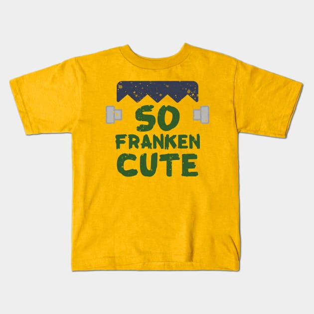 So Franken Cute Kids T-Shirt by PopCycle